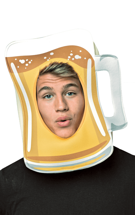 Adult Beer Mug Headpiece Costume