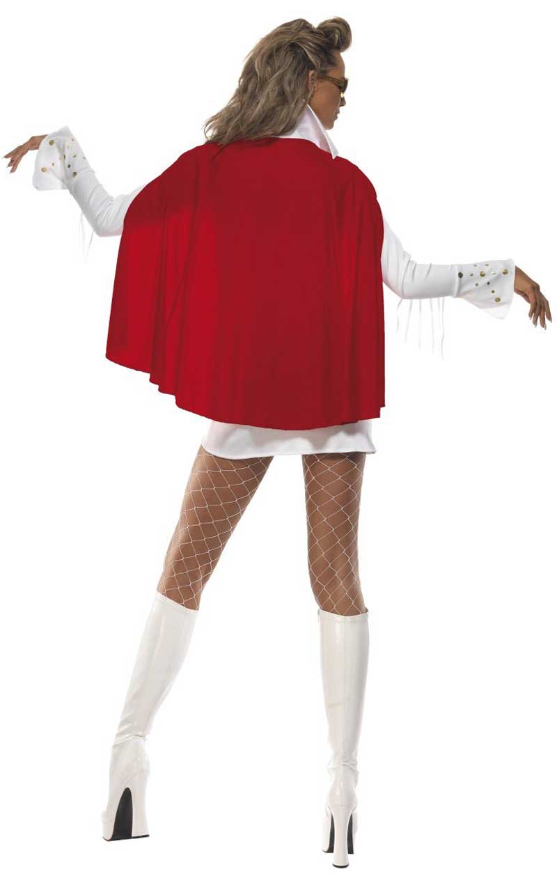 Womens White Elvis Costume