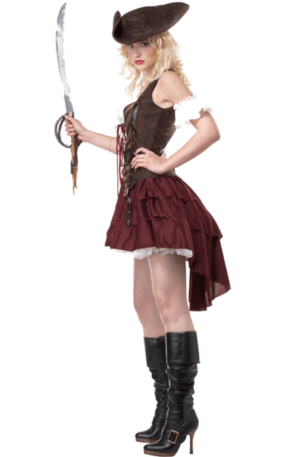 Womens Sexy Swashbuckler Pirate Costume