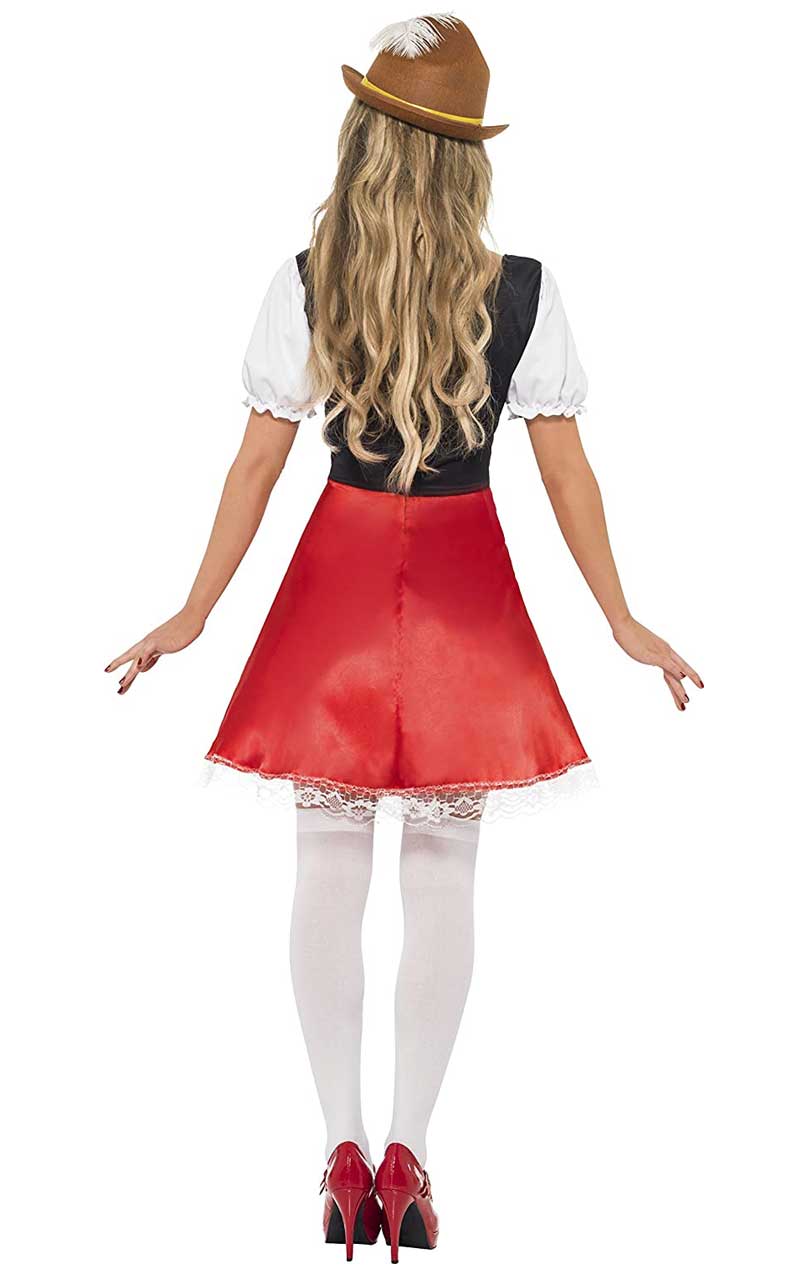 Womans Red Bavarian Costume