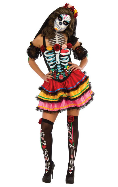 Womens Day Of The Dead Senorita Costume