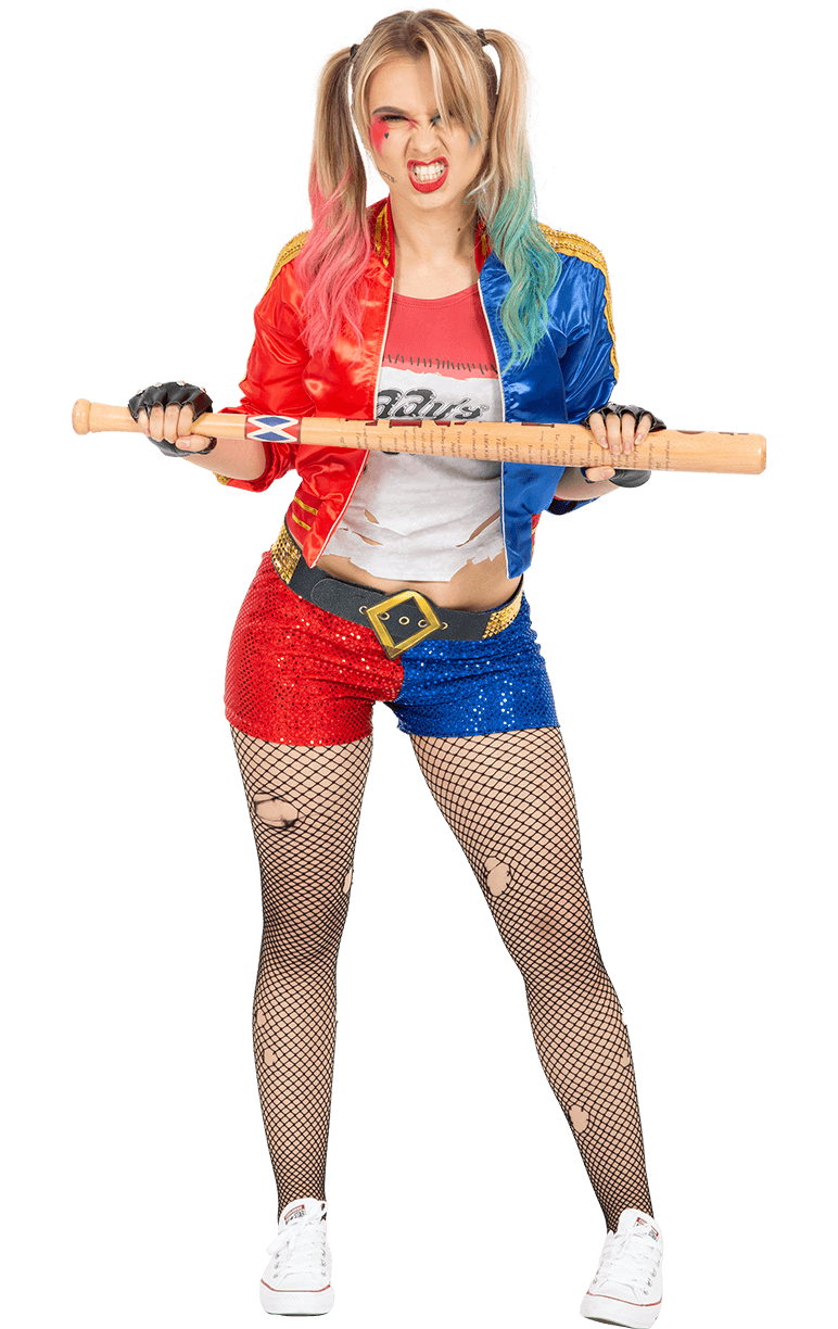 Womens Harley Quinn Movie Costume fancydress