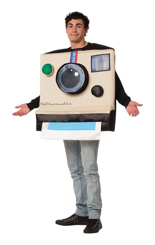 Adult Retro Polaroid Camera Costume