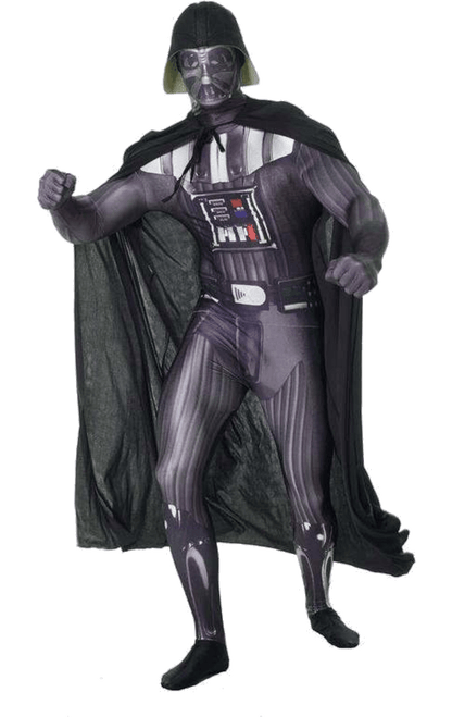 Erwachsener Darth Vader Zappar Morphsuit Outfit