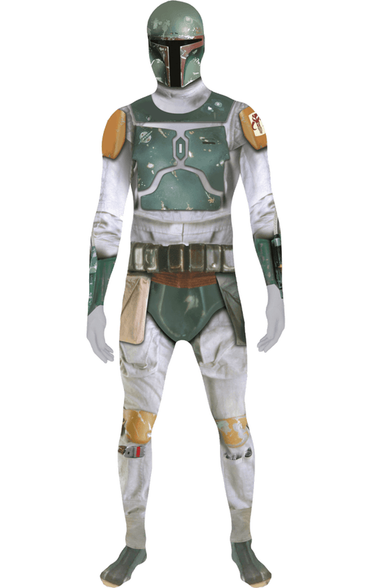 Déguisement Morphsuit Boba Fett Zapar adulte