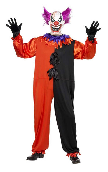 Mens Sinister Circus Clown Halloween Costume