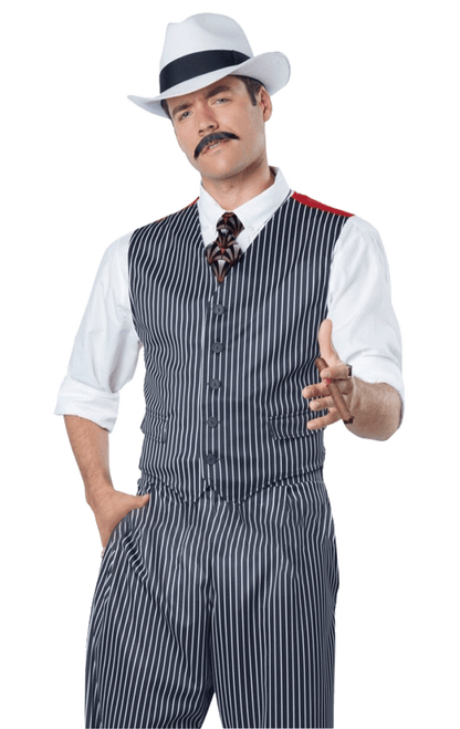 Mens 1920s Pinstripe Mobster Costume