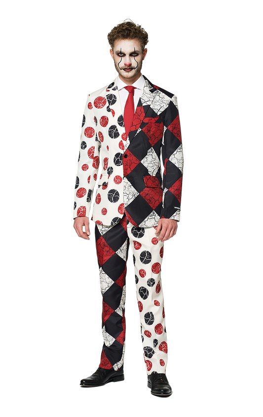 Costume d'Halloween de clown vintage pour homme de SuitMeister