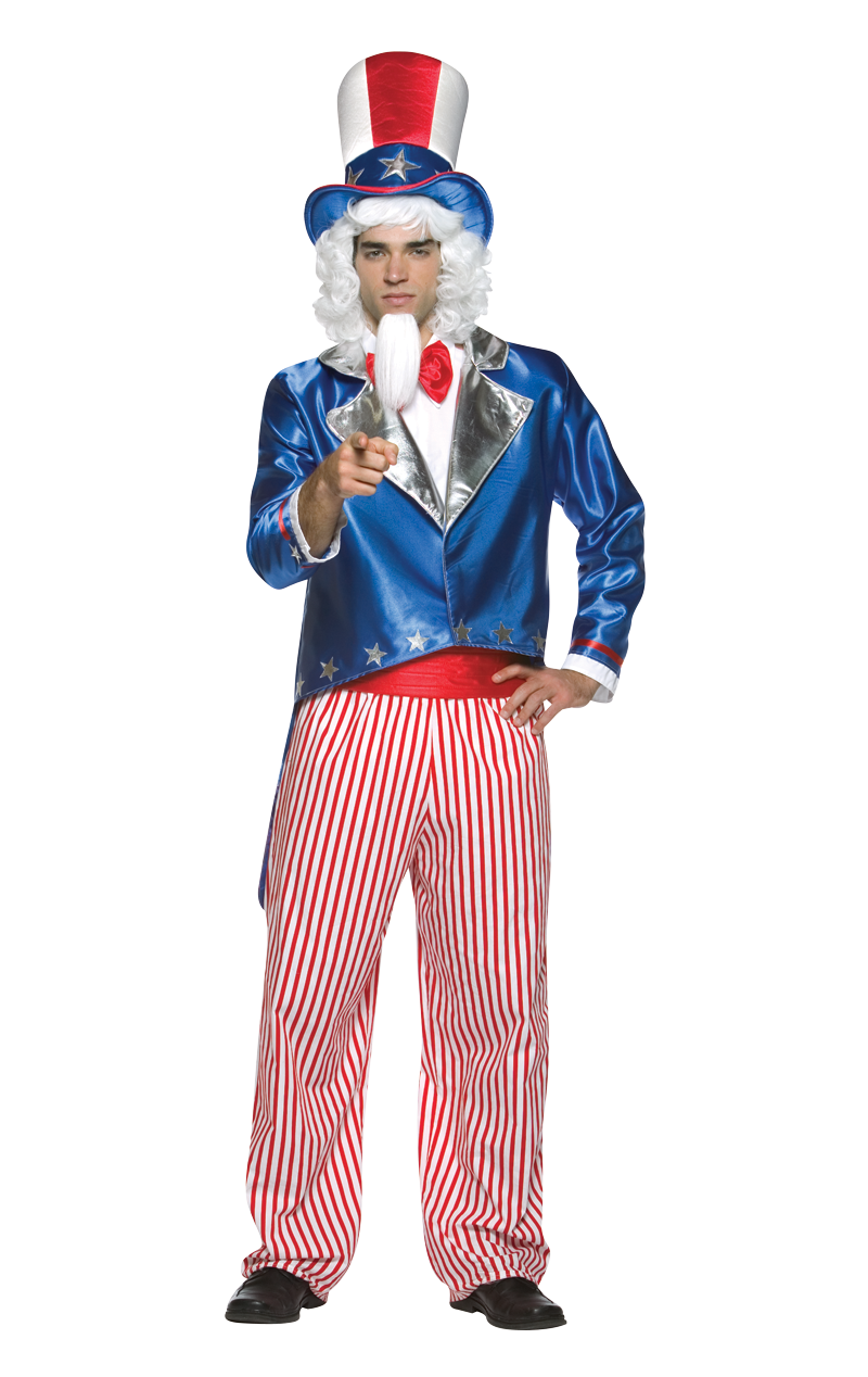 Mens Uncle Sam Costume