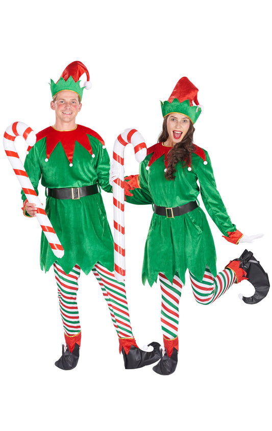 Adult Deluxe Unisex Elf Costume