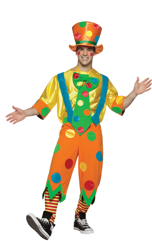 Herren toots das Clownkostüm