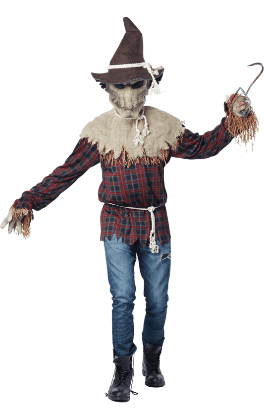 Mens Sadistic Halloween Scarecrow Costume