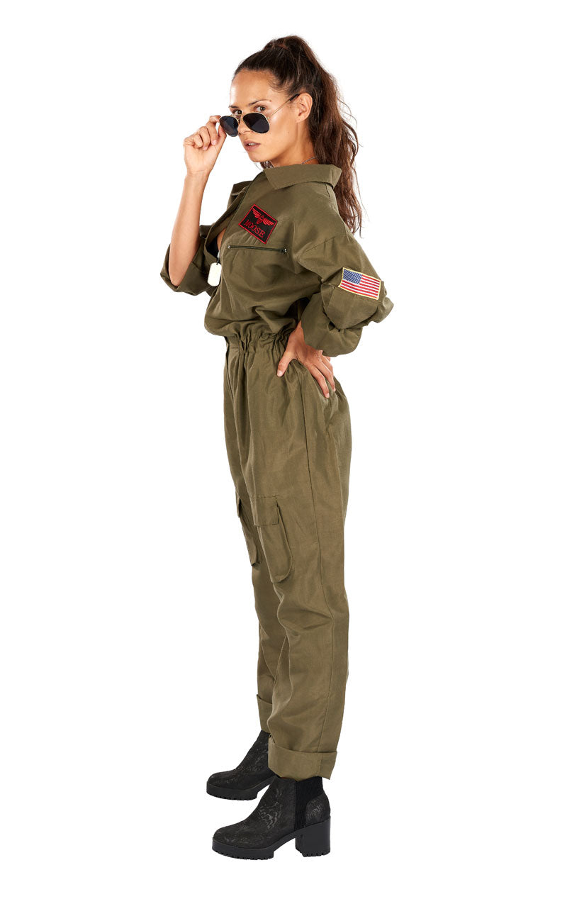 Adult Fighter Pilot Aviator Costume