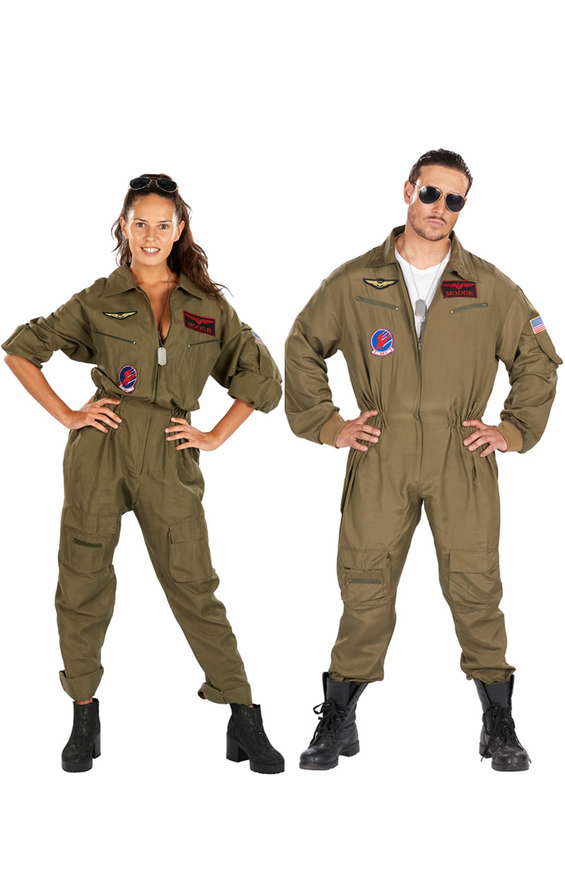 Adult Fighter Pilot Aviator Costume