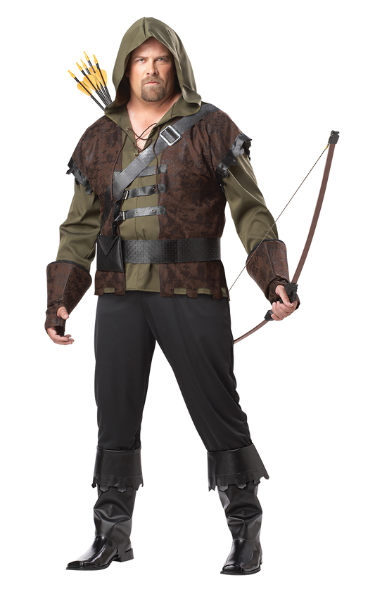 Mens Plus Size Robin Hood Kostüm