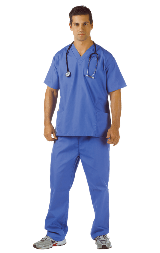 Blue Hospital Scrubs Costume