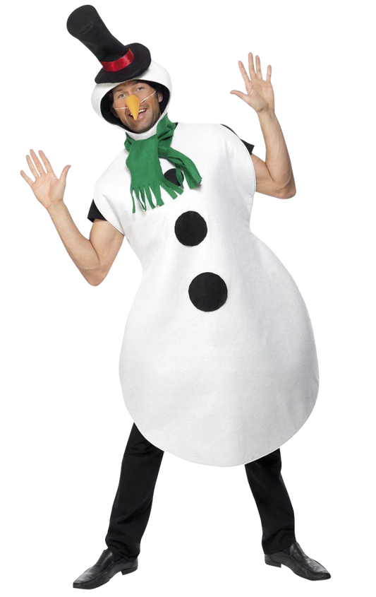 Adult Snowman Fancy Dress Outfit