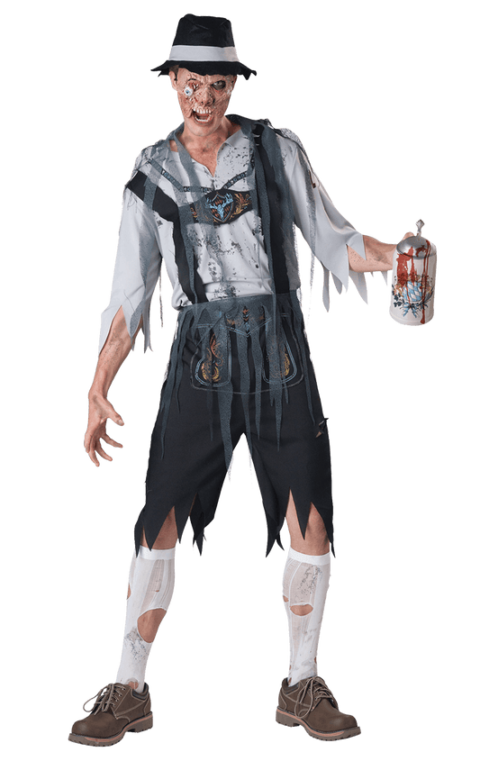 Costume d'Halloween zombie pour adulte pour l'Oktoberfeast