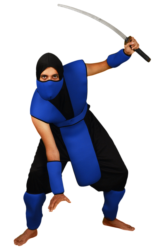 Ninja aux Yeux de Serpent - Costume Bleu