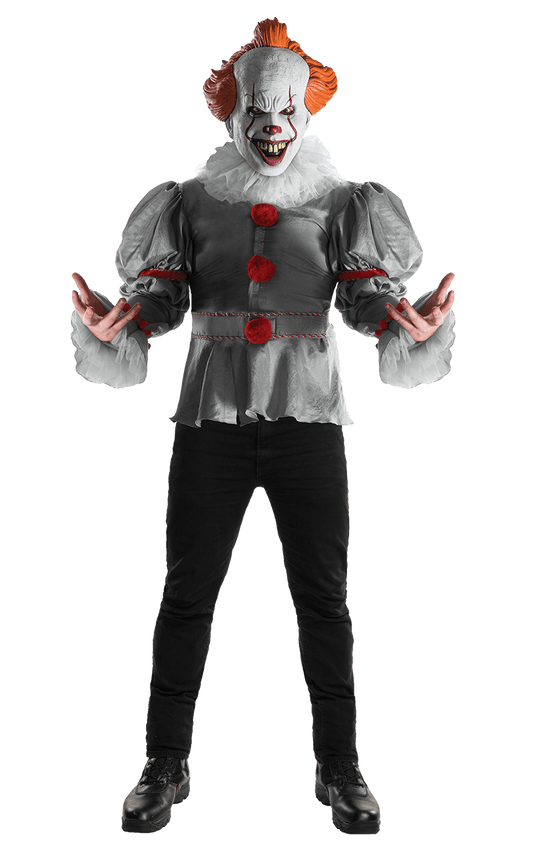 Mens Pennywise The Clown IT Costume