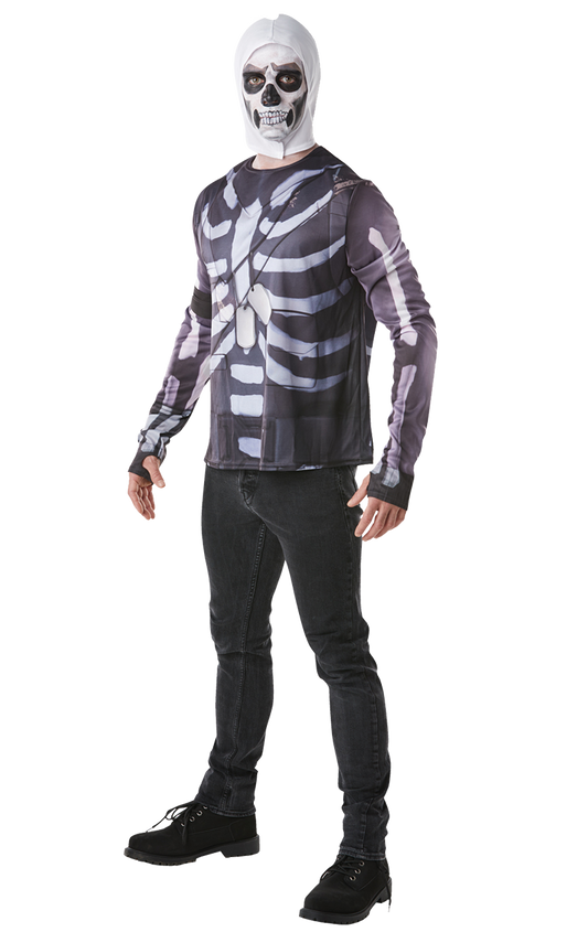 Costume d'Halloween de Skull Trooper Fortnite pour adulte