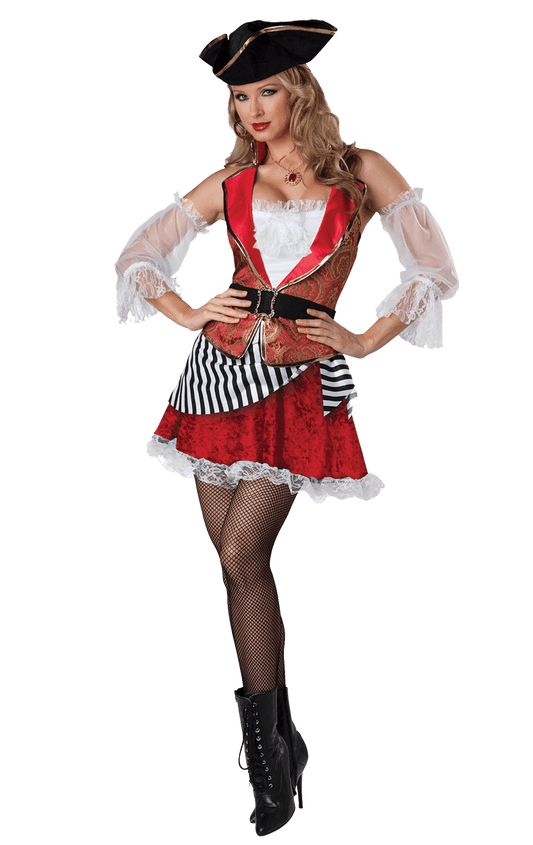 Womens Pretty Pirate Costume