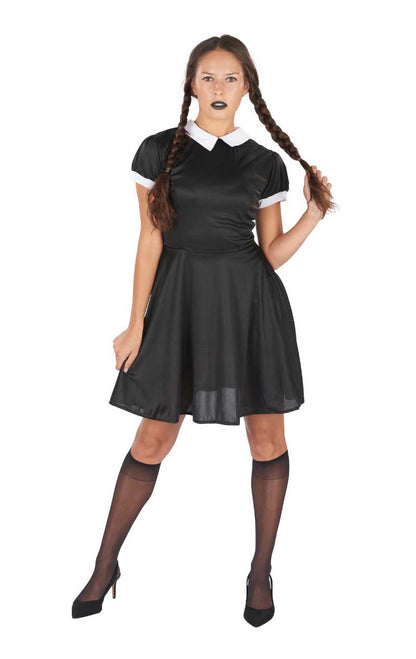 Womens 90s Wednesday Addams Costume