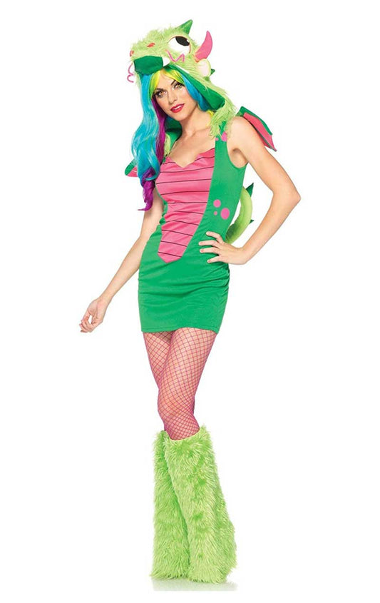 Womens Magic Dragon Set Costume