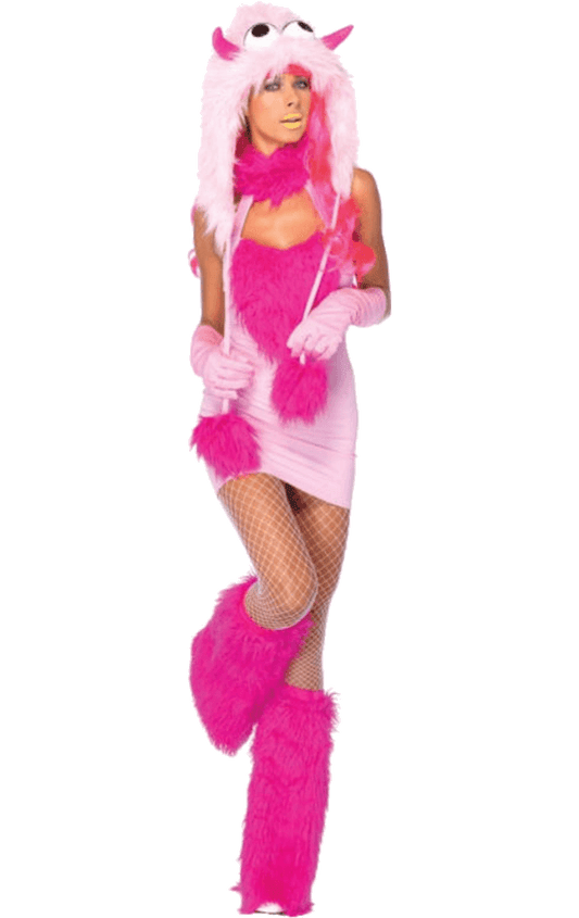 Pink Puff Monster Costume