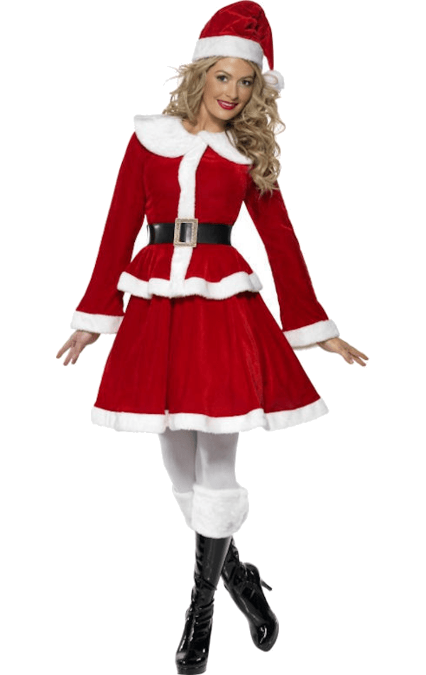 Womens Miss Claus Costume - fancydress.com