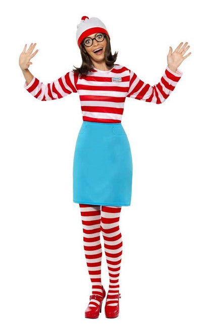 Womens Wheres Wally Wenda Costume