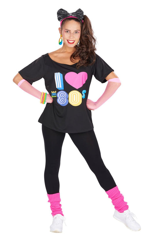 80s T-Shirt - Fancydress.com