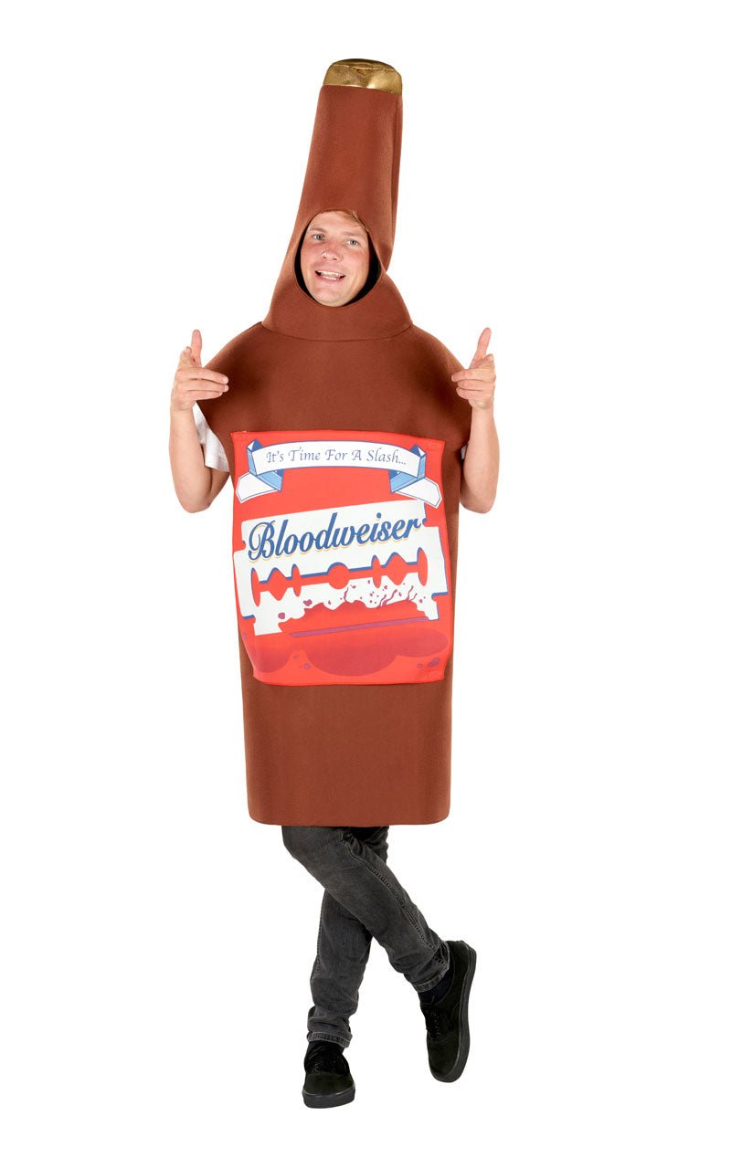 Adult Bloodwiser Beer Bottle Costume - Fancydress.com