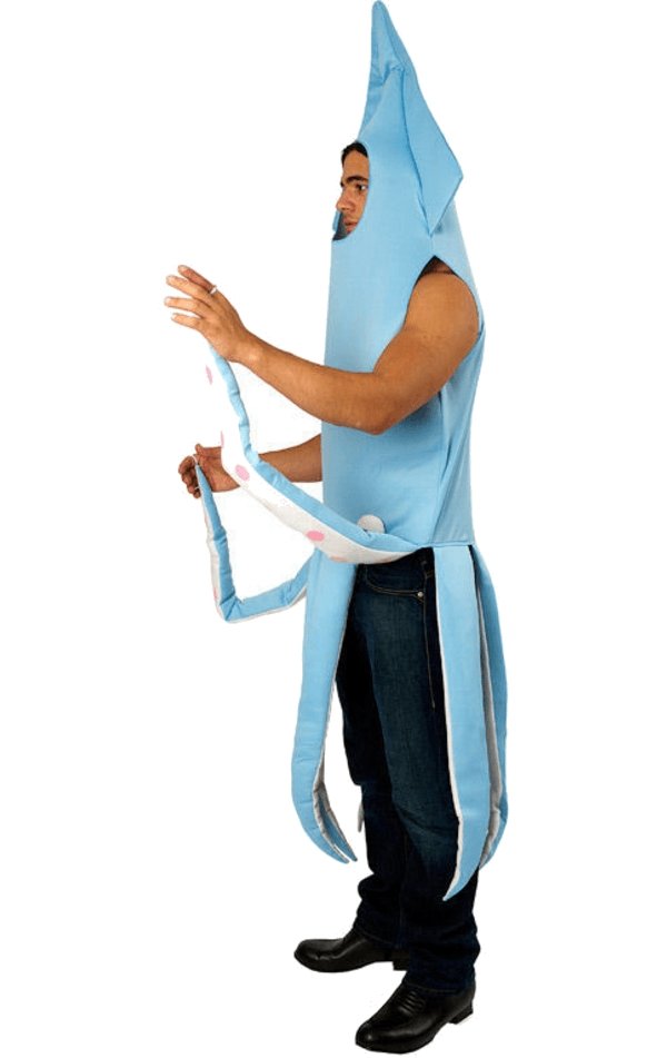 Adult Blue Squid Animal Costume - Fancydress.com