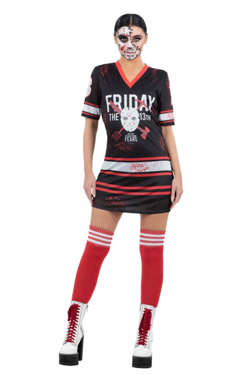 Adult Friday 13th Hockey Dress - Fancydress.com