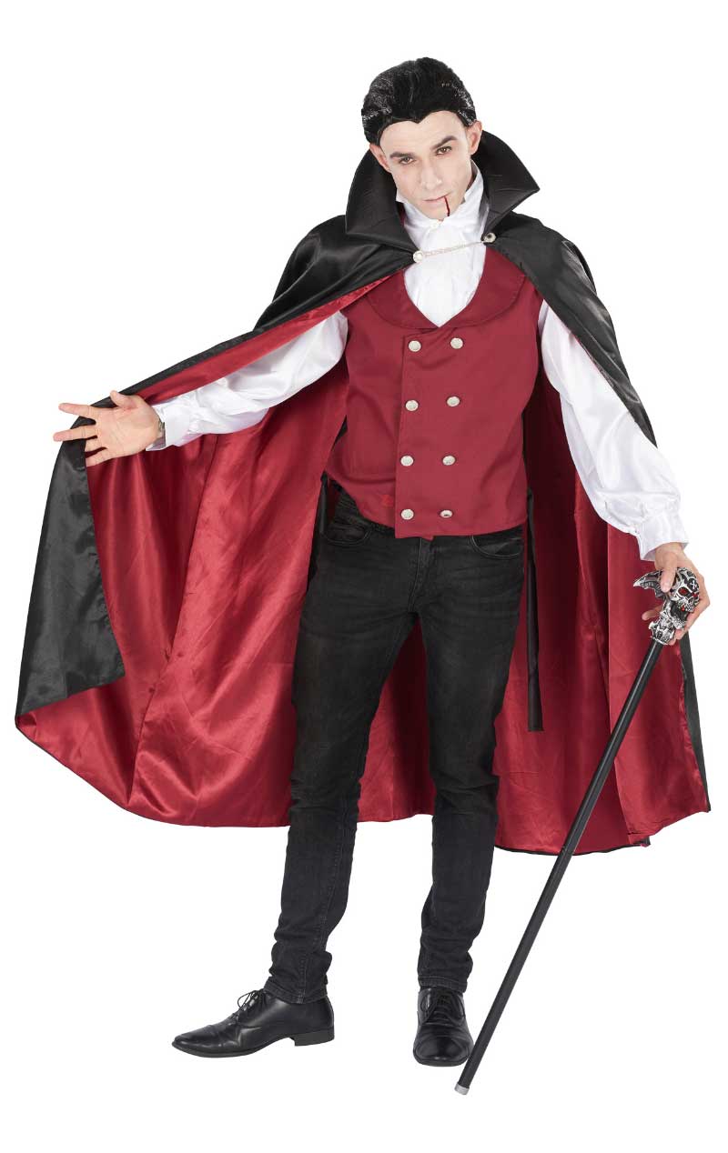 Adult Halloween Red Vampire Costume - Fancydress.com