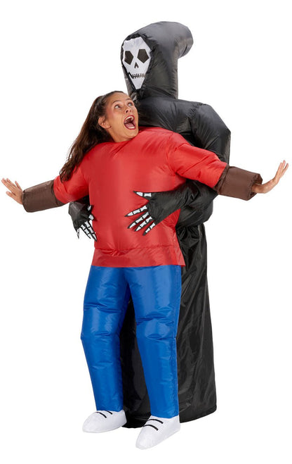 Adult Inflatable Grim Reaper Costume - Fancydress.com