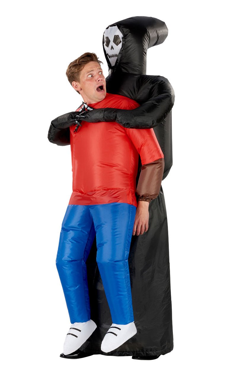 Adult Inflatable Grim Reaper Costume - Fancydress.com