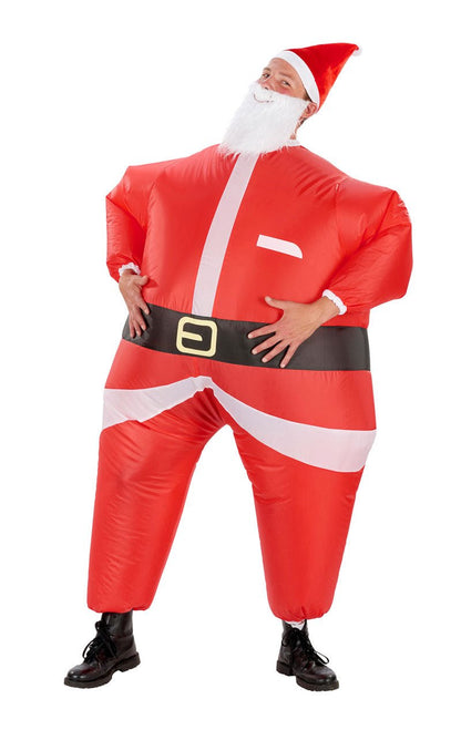 Adult Inflatable Santa Costume - Fancydress.com