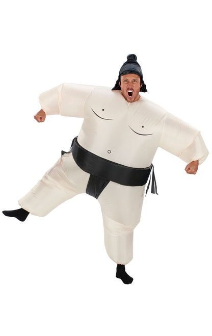 Adult Inflatable Sumo Wrestler Costume - Fancydress.com