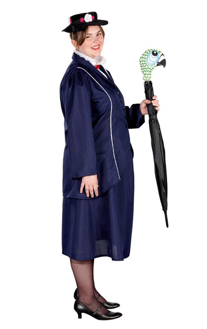 Adult Plus Size Magical Nanny Costume - Fancydress.com