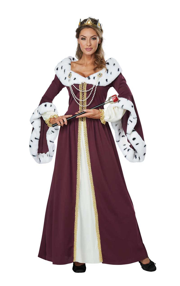 Adult Royal Storybook Queen Costume - fancydress.com