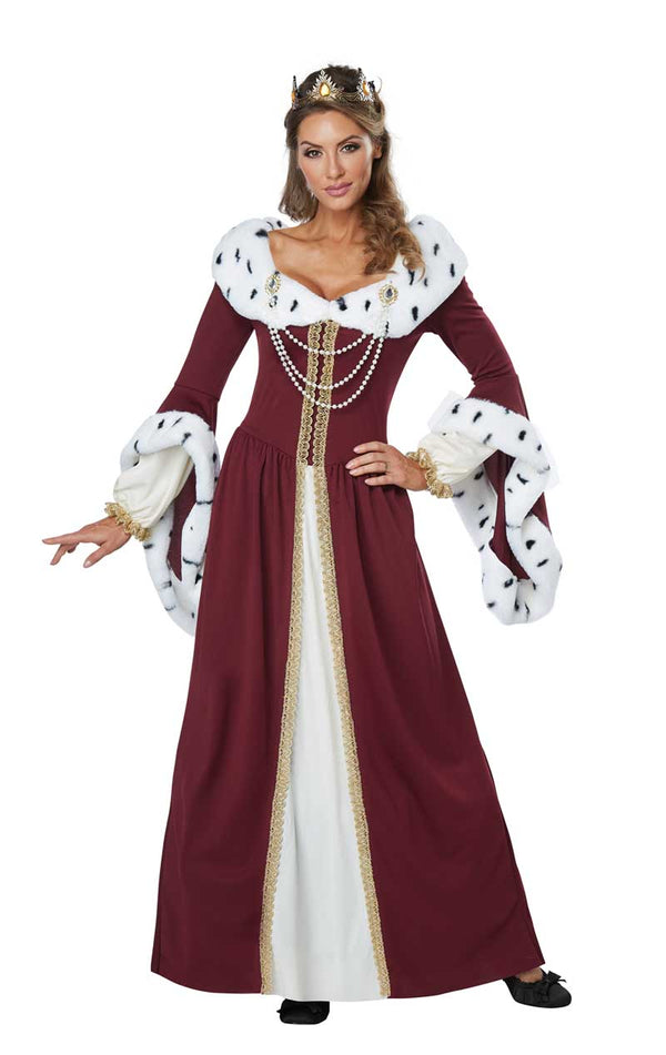 Adult Royal Storybook Queen Costume - fancydress.com