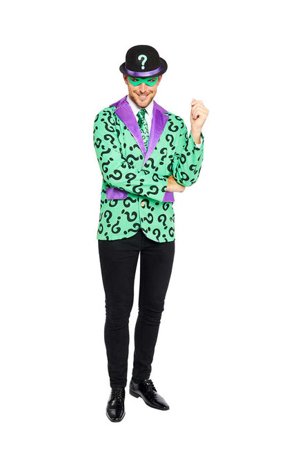 Adult The Riddler Costume - Fancydress.com