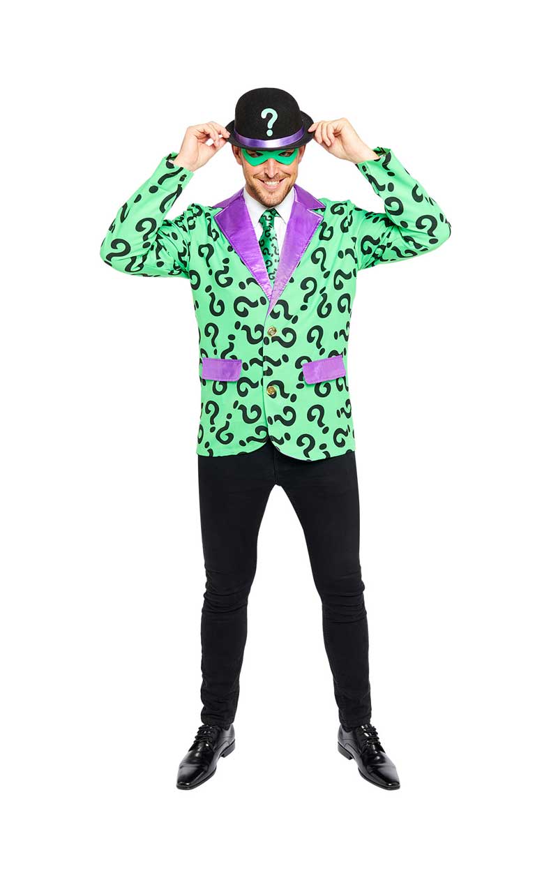 Adult The Riddler Costume - Fancydress.com