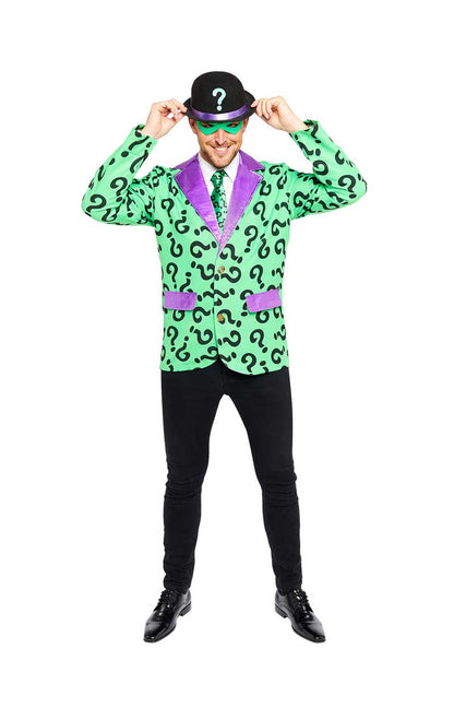 Adult The Riddler Costume - Fancydress.com