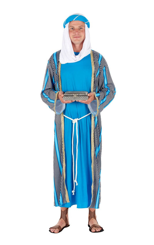 Adult Three Wise Men Blue Costume - Fancydress.com