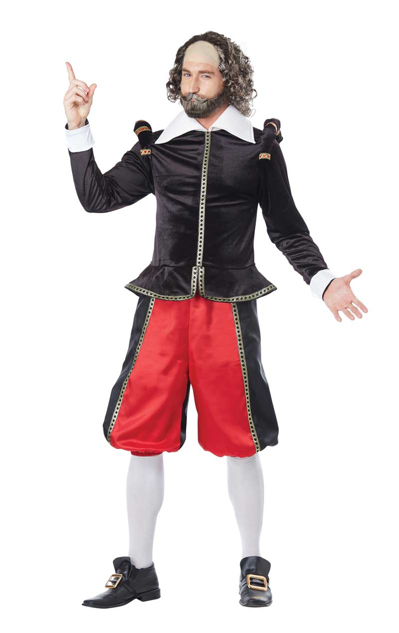 Adult William Shakespeare Costume - Fancydress.com