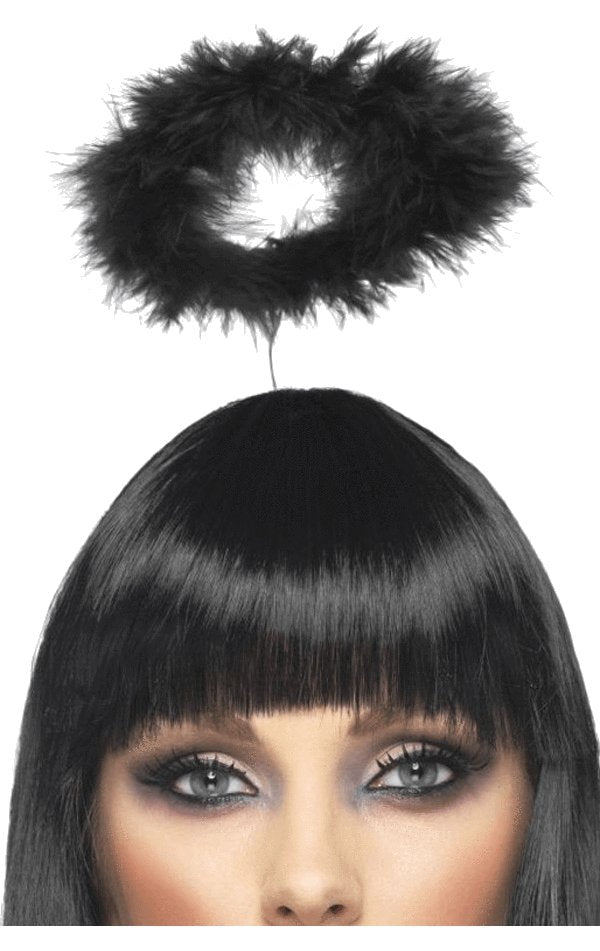 Black Angel Halo Accessory - Fancydress.com