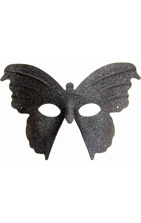 Black Butterfly Facepiece - Fancydress.com